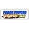 Signmission FUDGE PUPPIES BANNER SIGN puppy belgian waffle on a stick chocolate dipped B-72 Fudge Puppies - alternate 1